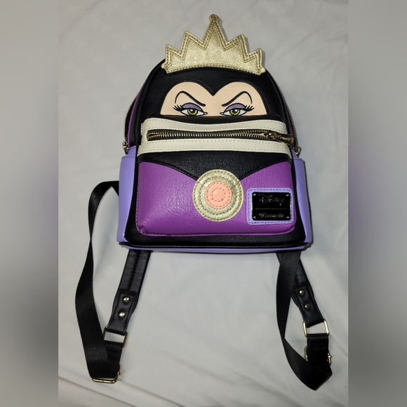Loungefly Disney Evil Queen Faux Leather Mini Backpack - Picture 2 of 6